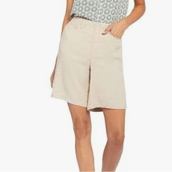 NYDJ Linen Blend Bermuda Women's Shorts size 10P